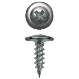 Саморезы ЗУБР с прессшайбой по листовому металлу до 0,9мм, PH2, 4,2х16мм, ТФ7, 70шт 4-300197-42-016