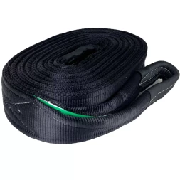 Трос буксировочный динамический HITCH PROF Лента масса авто 13т разрывная 39т 8м петля-петля (SZ071514)