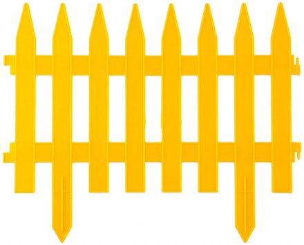 Забор декоративный GRINDA &quot;КЛАССИКА&quot;, 28x300см, желтый 422201-Y купить в Тюмени