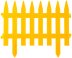 Забор декоративный GRINDA &quot;КЛАССИКА&quot;, 28x300см, желтый 422201-Y купить в Тюмени