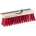 Щетка GRINDA &quot;EURO&quot; уличная без ручки, с мет скребком, буковая колодка, жесткая щетина, мет держатель для черенка, 30см 39195-30 купить в Тюмени