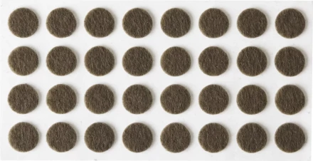 Накладки STAYER &quot;COMFORT&quot; на мебельные ножки, самоклеящиеся, фетровые, коричневые, круглые - диаметр 10 мм, 32 шт 40910-10 купить в Тюмени