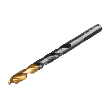 Сверло по металлу, 7 мм, HSS-Tin, Golden Tip, 10 шт. Denzel 717217 купить в Тюмени
