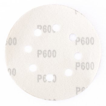 Круг абразивный на ворсовой подложке под липучку перфорированный P 320 125 мм 5 штук MATRIX 73813 купить в Тюмени
