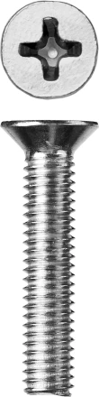 Винт ЗУБР &quot;МАСТЕР&quot; DIN 965, класс прочности 4.8, оцинкованный, M6x35мм, 5кг 303110-06-035 купить в Тюмени