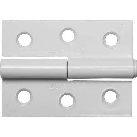 Петля дверная STAYER &quot;MASTER&quot; разъемная, цвет белый, левая, 65мм 37613-65-2L купить в Тюмени
