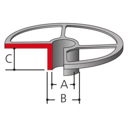 Направляющая втулка Makita 193339-9 (копировальное кольцо для фрезеров Makita RP 0910 и RP 1110 C) купить в Тюмени