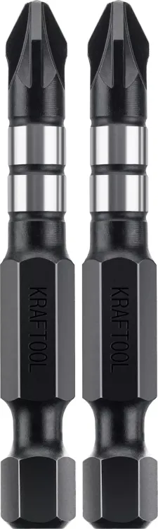 Биты для ударных шуруповертов KRAFTOOL Impact Pro PZ 26193-2-50-S2 купить в Тюмени