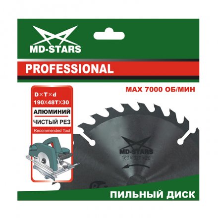 Пильный диск MD-STARS (профессионал) алюминий PPA30510030 купить в Тюмени