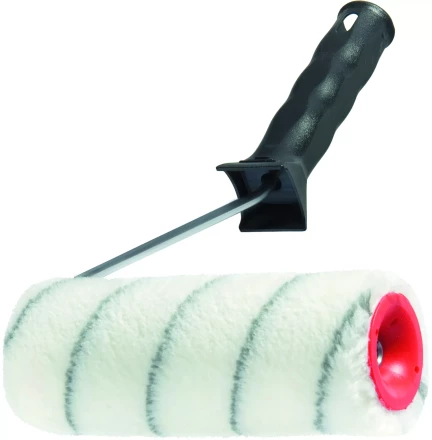 Валик &quot;Гирпаинт&quot; пластмассовая ручка 180 мм ворс 12 мм D 40 полиакрил  MATRIX 80880 купить в Тюмени