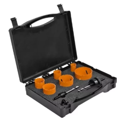 Набор коронок универсальных биметаллических Кратон 6 шт. 1 04 01 002 купить в Тюмени