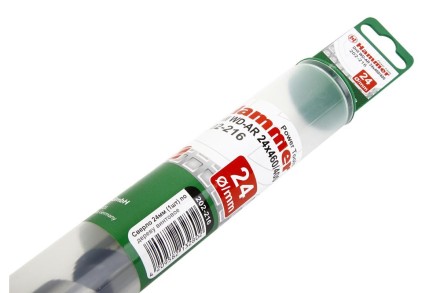 Сверло по дереву HAMMER Ф24х460мм (DR WD AR 24мм*460/370мм) купить в Тюмени