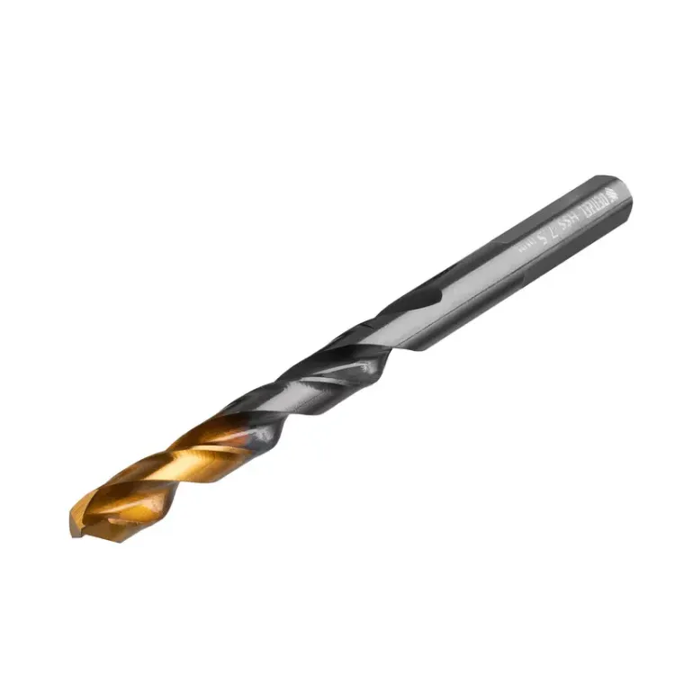 Сверло по металлу, 7,5 мм, HSS-Tin, Golden Tip, 8 шт. Denzel 717218 купить в Тюмени