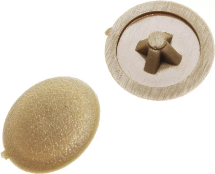 Заглушка декоративная ЗУБР под шуруп, цвет сосна, шлиц №2, ТФ6, 40шт 4-308156-4 купить в Тюмени