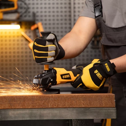 Машина углошлифовальная аккумуляторная бесщет. Denzel BLG-IB-18-125-0, Li-ion, 18 В 27004 купить в Тюмени