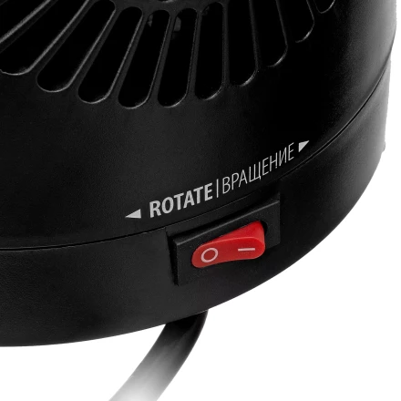 Тепловентилятор керамический Denzel DTFC-1200S, вращение, 3 реж., вент., нагрев 600/1200 Вт 96411 купить в Тюмени