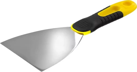 Шпатель STAYER &quot;PROFESSIONAL&quot; нержавеющее профилированное полотно, 2к ручка, 100 мм 10045-10 купить в Тюмени