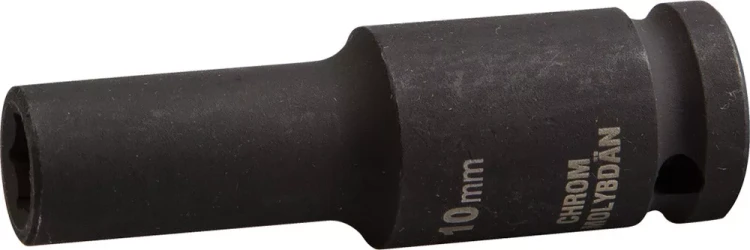 Торцовая головка KRAFTOOL "INDUSTRIE QUALITAT" ударная, удлиненная (1/2"), FLANK, Cr-Mo, фосфатированная, 10 мм 27942-10_z01 купить в Тюмени