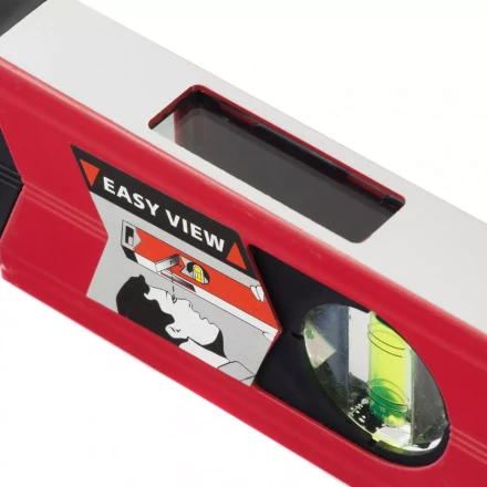 Уровень алюминиевый магнитный 2000 мм фрезерованный 3 глазка 1 зеркальный усиленный  MATRIX 34720 купить в Тюмени