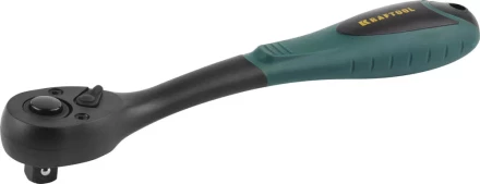 Трещотка для торцовых головок KRAFTOOL &quot;EXPERT&quot;, Сr-V сталь, 72 зубца, пластиковое покрытие, 1/2&quot; 27796-1/2_z02 купить в Тюмени