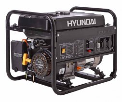 Бензогенератор газовый Hyundai HHY3000FG + колеса hourmeter LPG kit