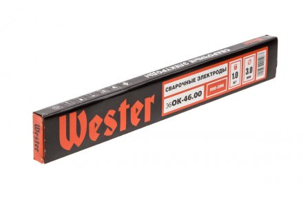 Электроды для сварки WESTER эбОК-46.00, 3.0 мм, 1 кг купить в Тюмени