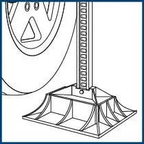 Опора для реечного домкрата на грунте Off-Road Base STELS 50539 купить в Тюмени