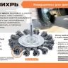 Щётка для дрели Вихрь плоская, крученая, 75 мм 73/1/3/47 купить в Тюмени