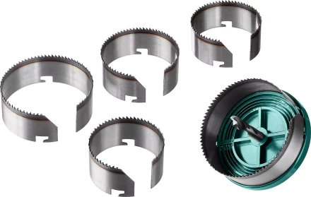 Пила сегментная наборная KRAFTOOL по дереву, 5 полотен: 68-74-80-90-100x32 мм 29584-H5-32 купить в Тюмени