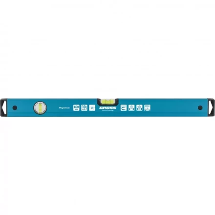 Уровень алюминиевый 800 мм магнит 2 глазка Magnetisch Gross 33712 купить в Тюмени