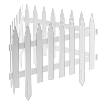 Забор декоративный 36х300 см, белый, Россия Palisad 6500477 купить в Тюмени