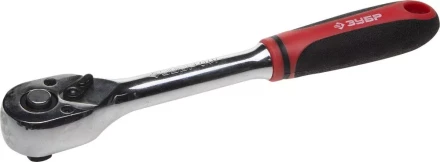 Трещотка для торцовых головок ЗУБР &quot;МАСТЕР&quot;, Сr-V сталь, 72 зубца, 1/4&quot; 27736-1/4 купить в Тюмени