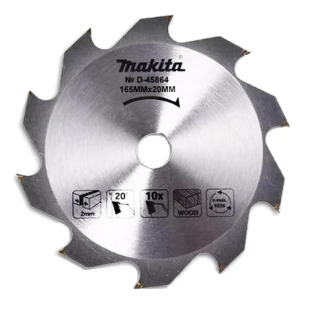 Диск пильный Makita D-45864, 165х20х2мм, 10 зубьев купить в Тюмени