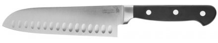 Нож LEGIONER &quot;FLAVIA&quot; &quot;Сантоку&quot;, пластиковая рукоятка, лезвие из молибденванадиевой стали, 200мм 47924 купить в Тюмени