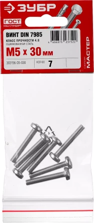 Винты DIN 7985 пакет серия МАСТЕР купить в Тюмени