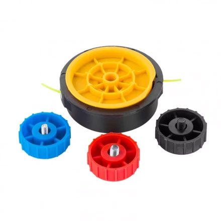 Катушка триммерная полуавтомат шестигранник HEX х 15/6, болт М6 правый, М8 правый, М8 левый Denzel 96365 купить в Тюмени