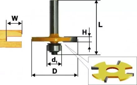 Фреза кромочная фальцевая ф508х6мм хв 8мм 10565 купить в Тюмени