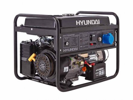 Бензогенератор газовый Hyundai HHY7000FGE + колеса hourmeter LPG kit купить в Тюмени