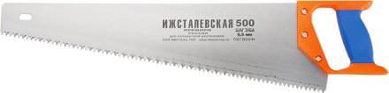 Ножовка по дереву 400 мм шаг зубьев 4 мм пластиковая рукоятка (Ижевск) Россия 23163 купить в Тюмени