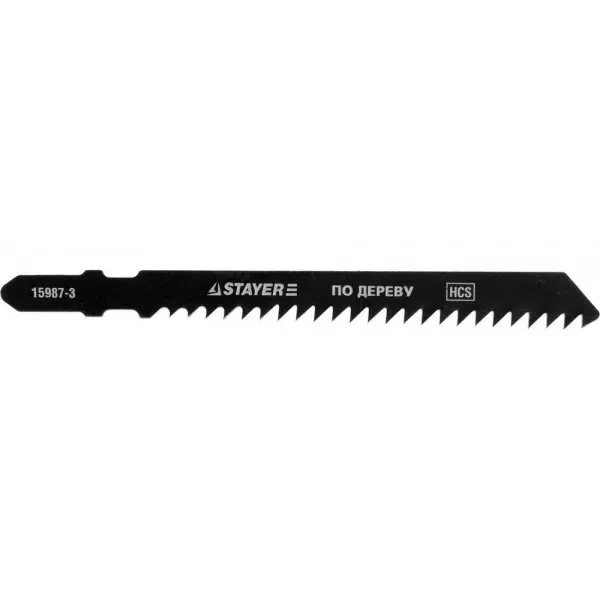 Полотна STAYER "PROFI", T111C, для эл/лобзика, HCS, по дереву, ДВП, ДСП, EU-хвост., шаг 3мм, 75мм, 2шт 15987-3_z01 купить в Тюмени