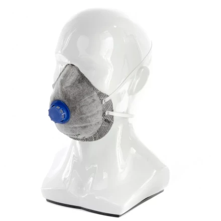 Полумаска фильтрующая формованная,модель &quot;Исток&quot;,с угольным слоем,с клапаном выдоха FFP1 NR Россия 892467 купить в Тюмени