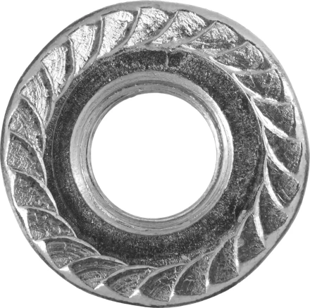 Гайка ЗУБР &quot;МАСТЕР&quot; DIN 6923 с фланцем, класс прочности 8, оцинкованная,  M8, 5кг 303630-08 купить в Тюмени