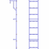 Лестница навесная алюминиевая для полувагонов УСЦ ЛНАп-1,5 купить в Тюмени