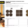 Накладки STAYER "COMFORT" на мебельные ножки, самоклеящиеся, фетровые, коричневые, круглые - диаметр 22 мм, 20 шт 40910-22 купить в Тюмени