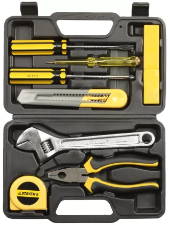 Набор STAYER &quot;STANDARD&quot; универсальный для ремонтных работ, 8 предметов 2205-H8 купить в Тюмени