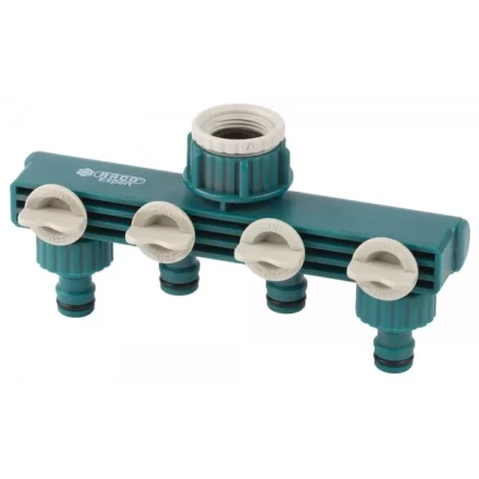 Распределитель четырехканальный (резьба внешняя-соединитель), RACO &quot;Original&quot; 4250-55257C, 3/4&quot;x1&quot; 4250-55257C купить в Тюмени