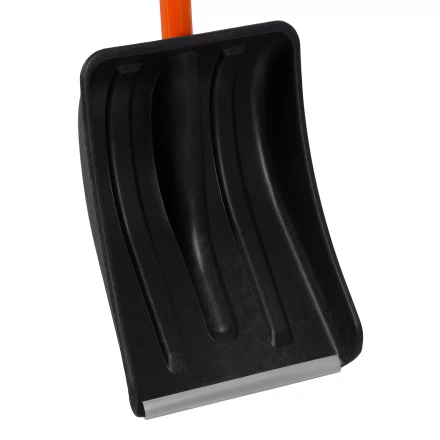 Лопата для уборки снега полипропиленовая Stels, 275х365х790 мм, стальной черенок, Россия, 61654 купить в Тюмени