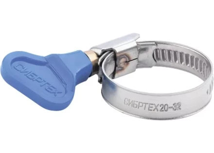 Хомуты металлические элемент крепления с формой ключа 12-20 мм 100 шт СИБРТЕХ 47547 купить в Тюмени