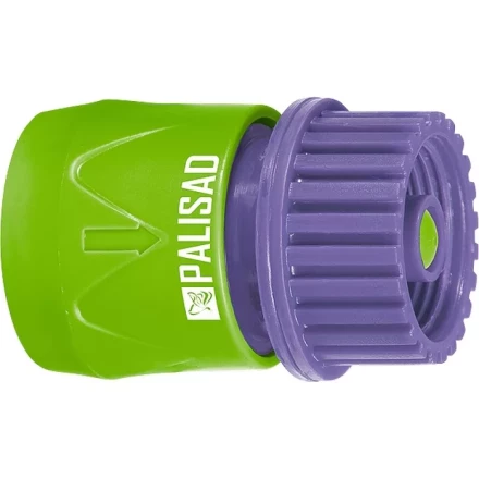 Соединитель пластмассовый быстросъемный, внутренняя резьба  3/4&quot;, аквастоп  PALISAD 66170 купить в Тюмени