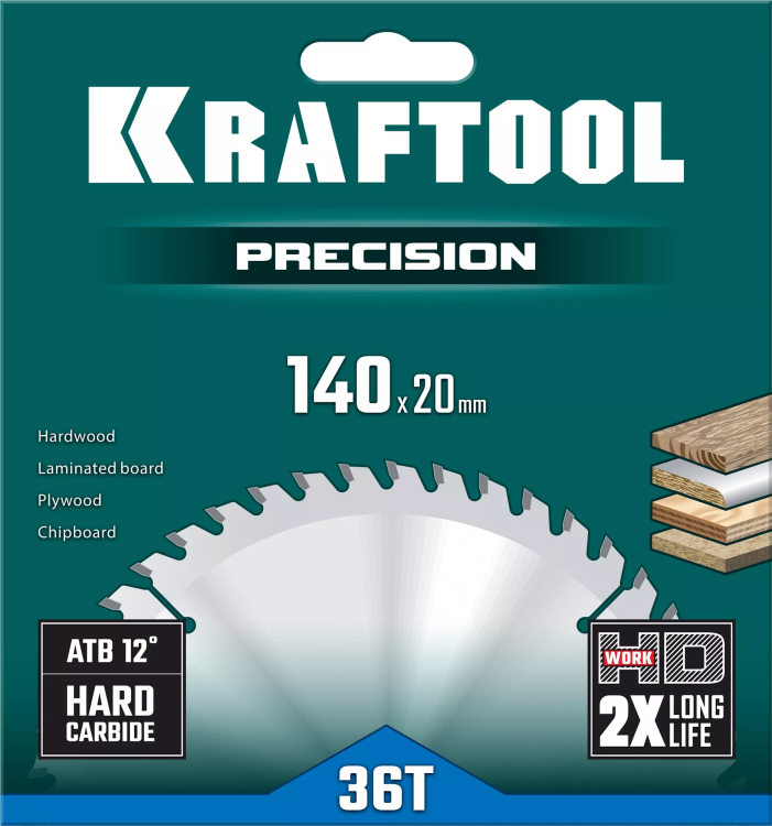Диск пильный PRECISION, повышенный ресурс 36952-140-20 купить в Тюмени